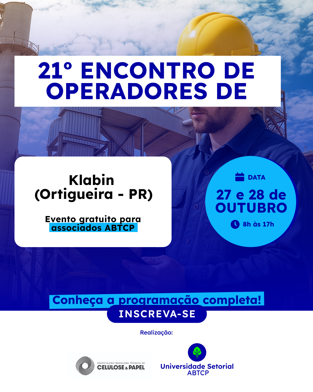 21º Encontro de Operadores de Caldeira de Recuperação e Forno de Cal